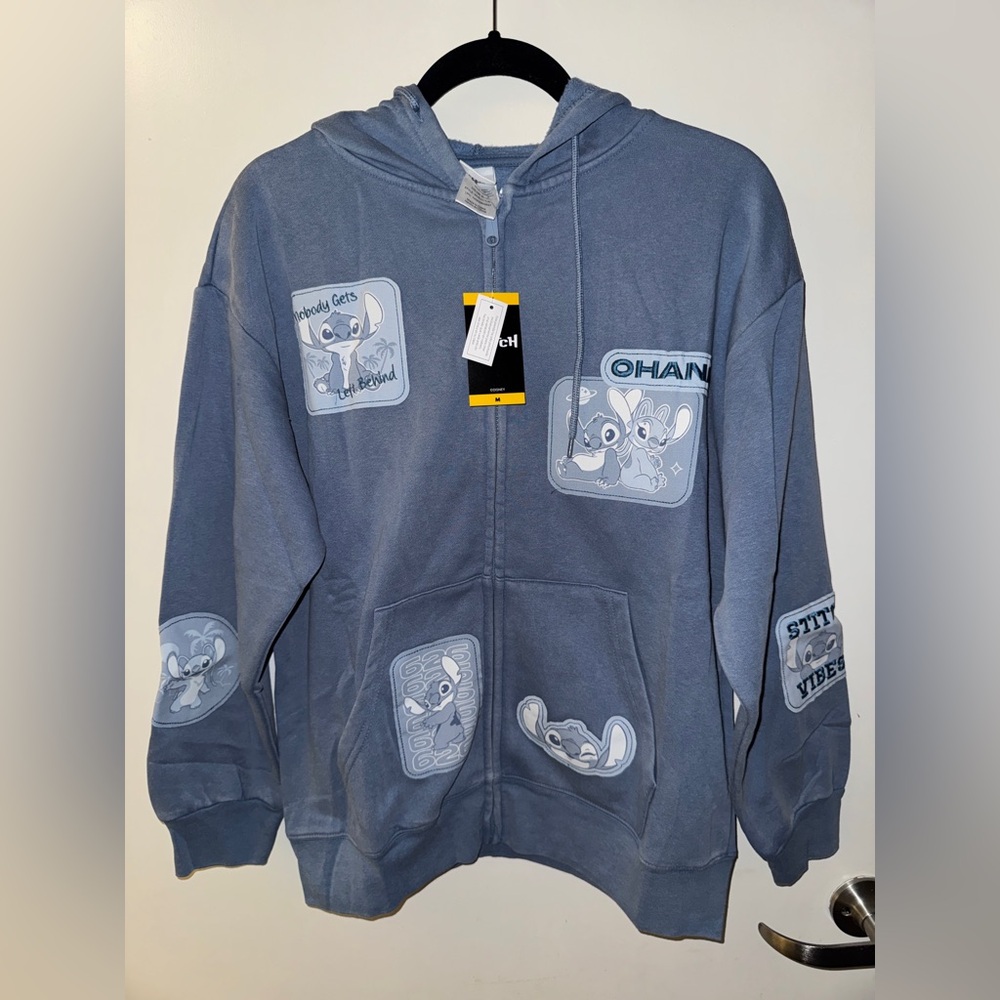 Lilo and Stitch Embroidered Jacket Hoodie women’s